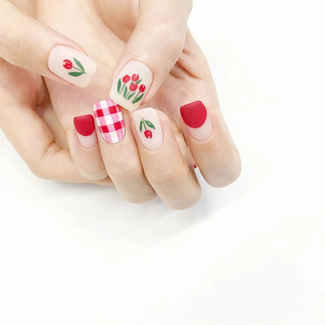 超治愈！适合秋冬的可爱磨砂甲！