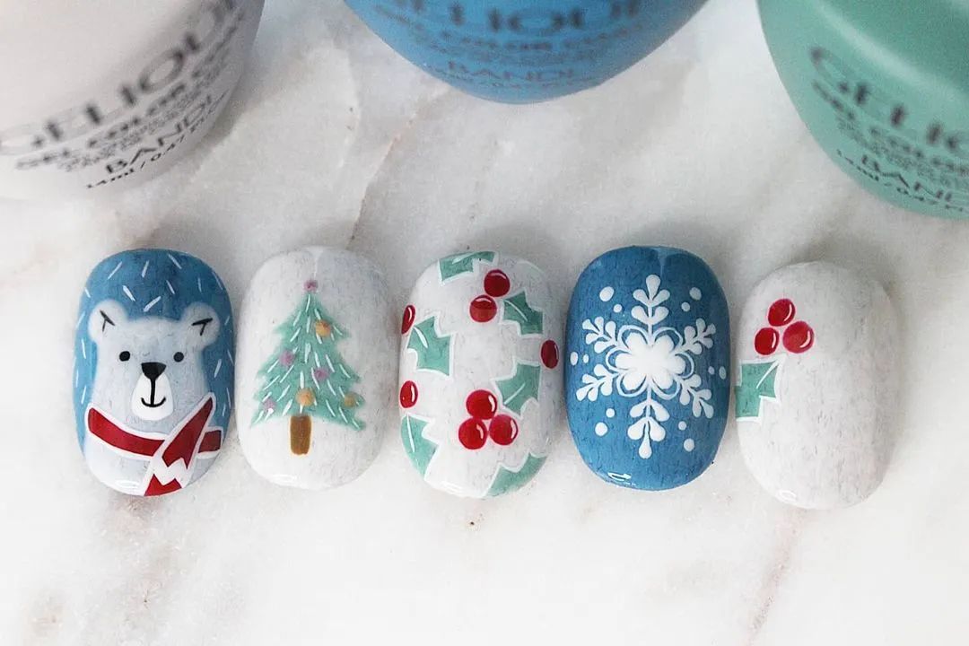 2020年圣诞美甲第一弹！100款来啦！