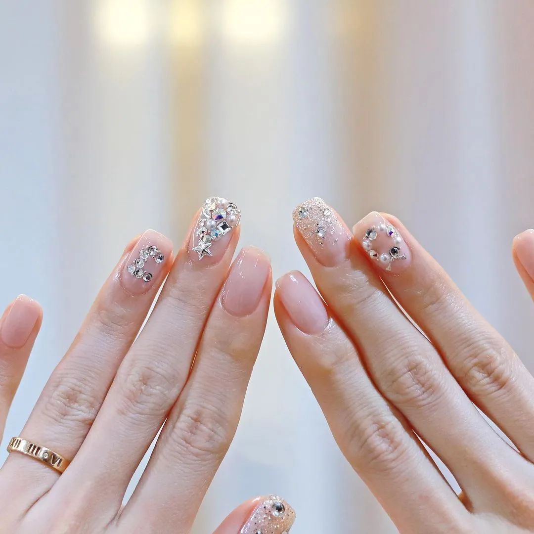 你们喜欢的2020年圣诞主题美甲，最适合圣诞节的blingbling美甲！