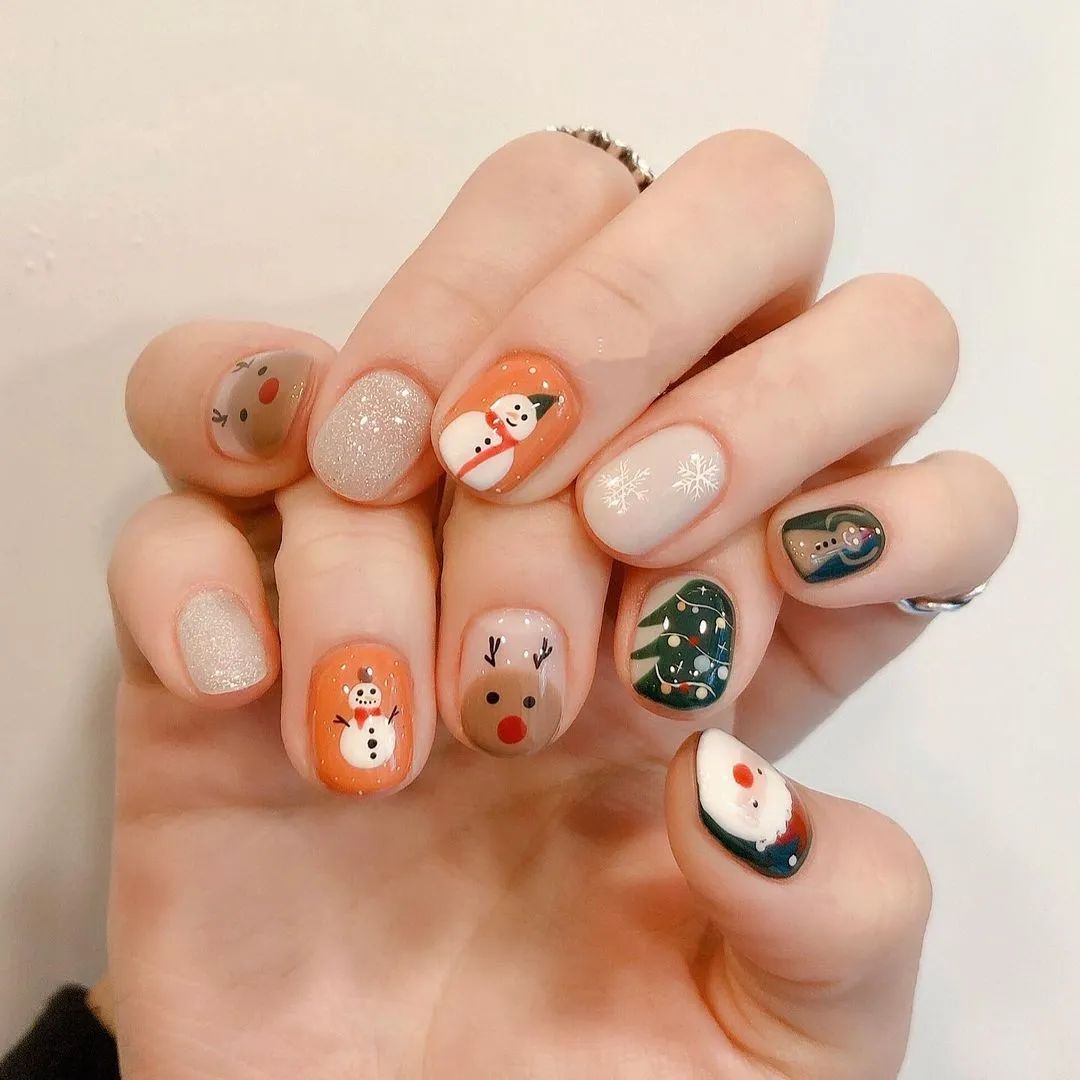 2020年圣诞美甲第一弹！100款来啦！