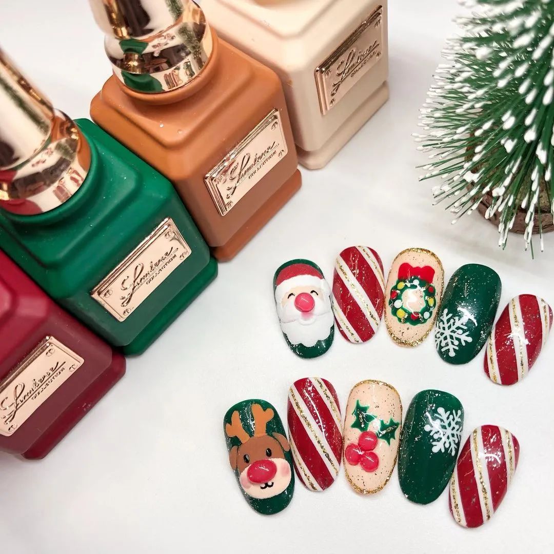 2020年圣诞美甲第一弹！100款来啦！