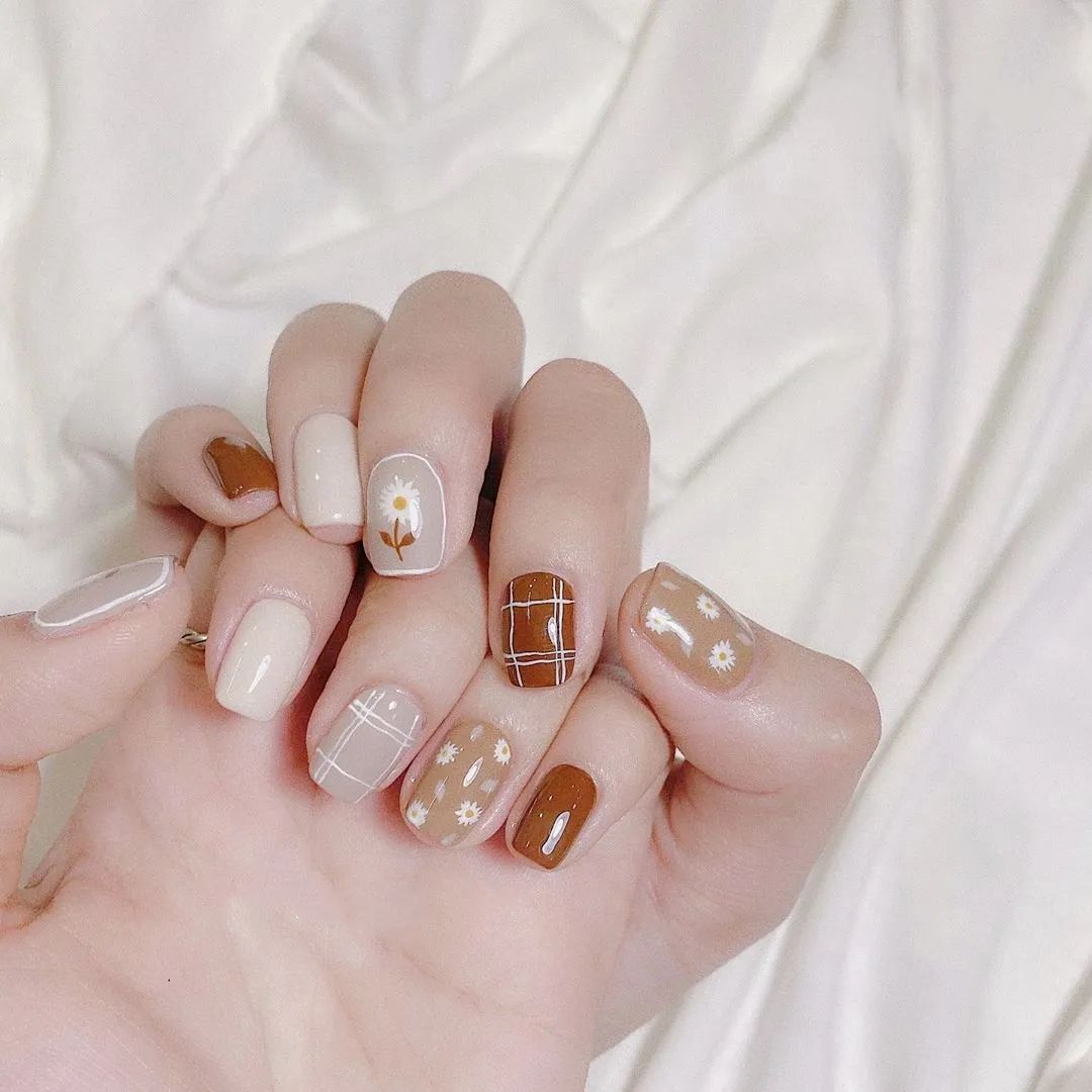 治愈系风格美甲，也是最适合冬天的4款美甲！