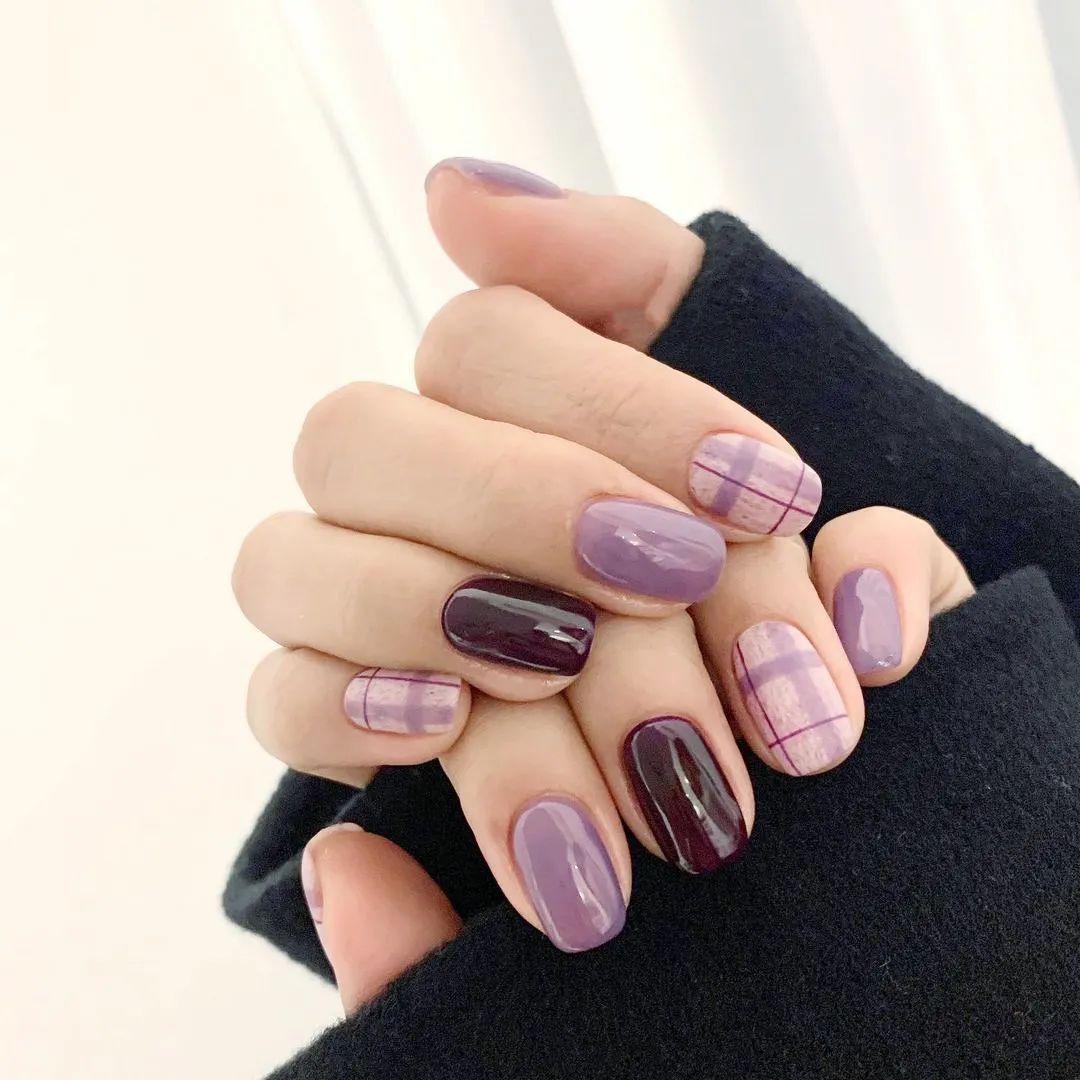 治愈系风格美甲，也是最适合冬天的4款美甲！