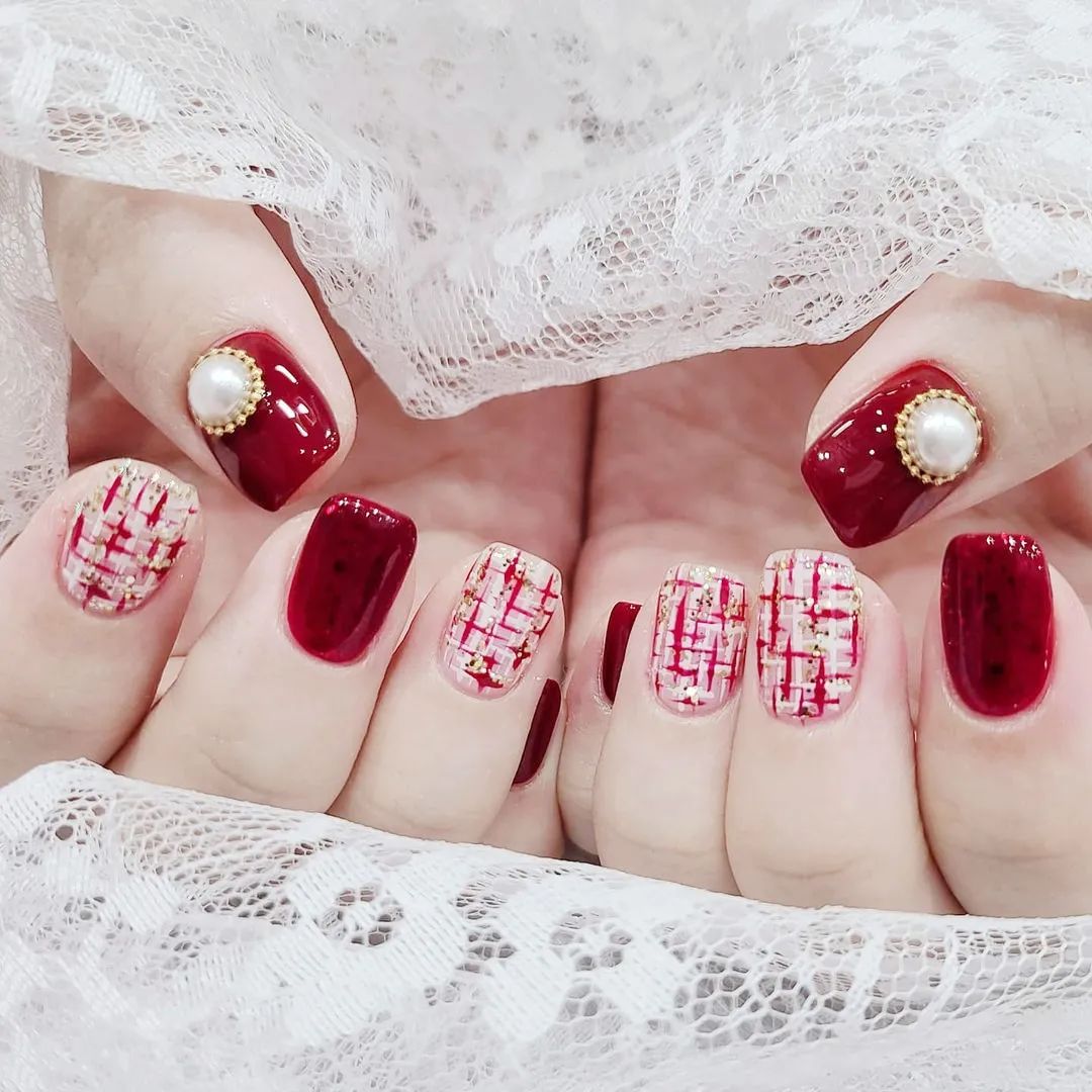 治愈系风格美甲，也是最适合冬天的4款美甲！