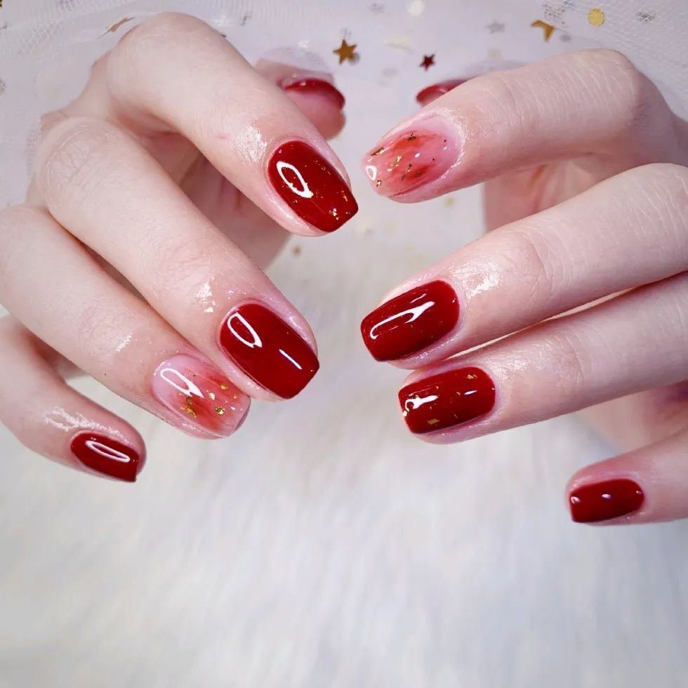 适合过年的80款红色系美甲！旺运又喜庆！