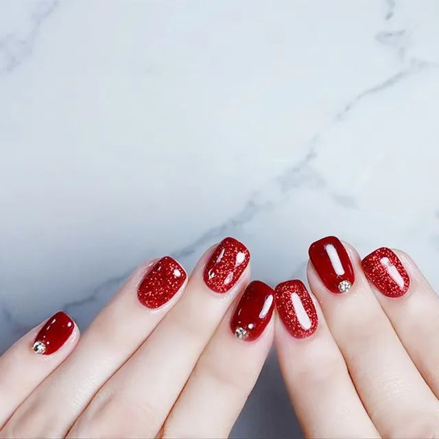 适合过年的80款红色系美甲！旺运又喜庆！