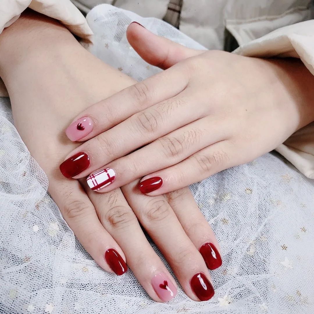 适合过年的80款红色系美甲！旺运又喜庆！
