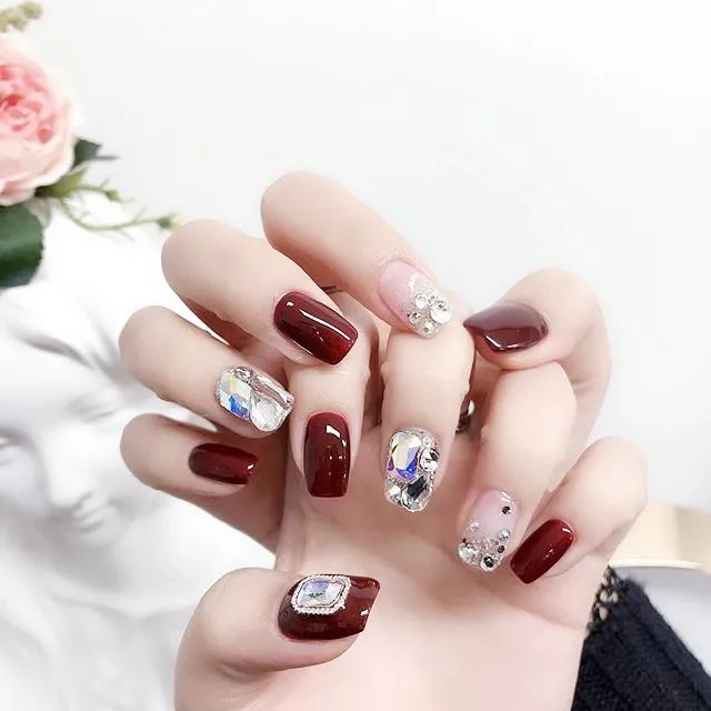 适合过年的80款红色系美甲！旺运又喜庆！