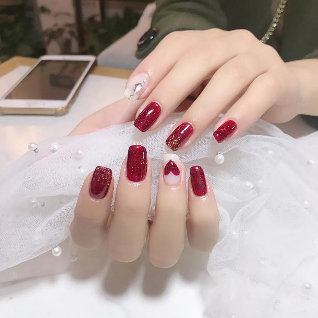 适合过年的80款红色系美甲！旺运又喜庆！