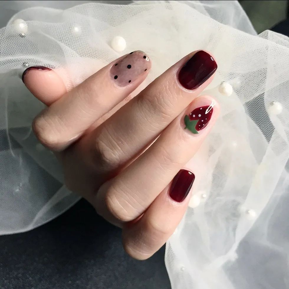 适合过年的80款红色系美甲！旺运又喜庆！