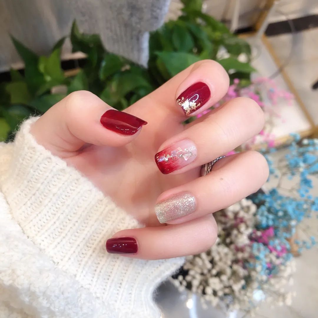 适合过年的80款红色系美甲！旺运又喜庆！