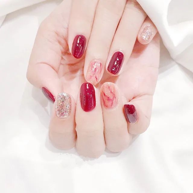 适合过年的80款红色系美甲！旺运又喜庆！