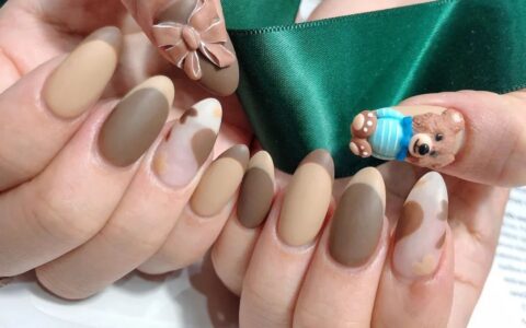 在逃公主风！蝴蝶结美甲火啦！