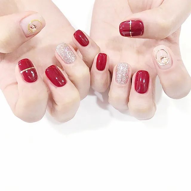 适合过年的80款红色系美甲！旺运又喜庆！