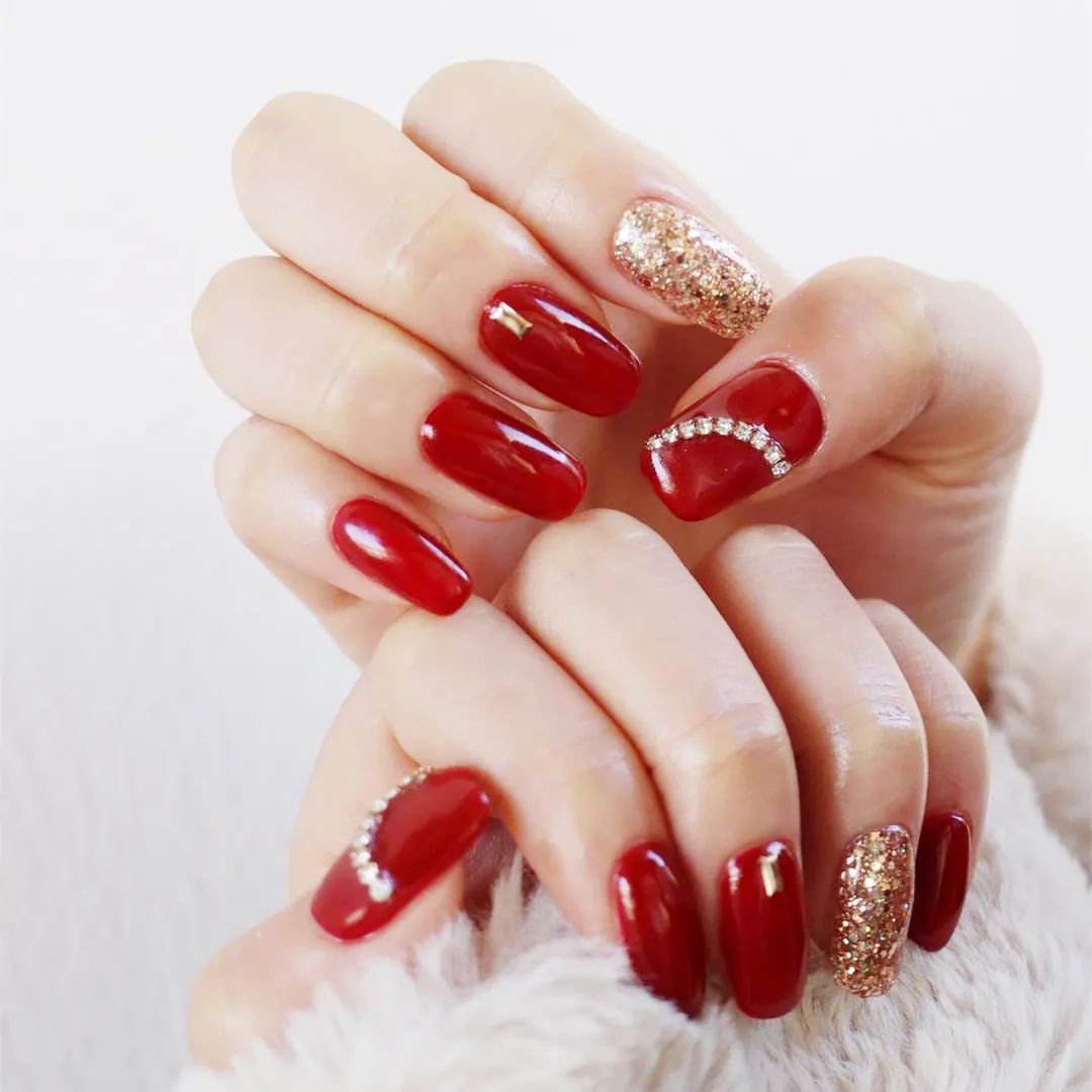 适合过年的80款红色系美甲！旺运又喜庆！