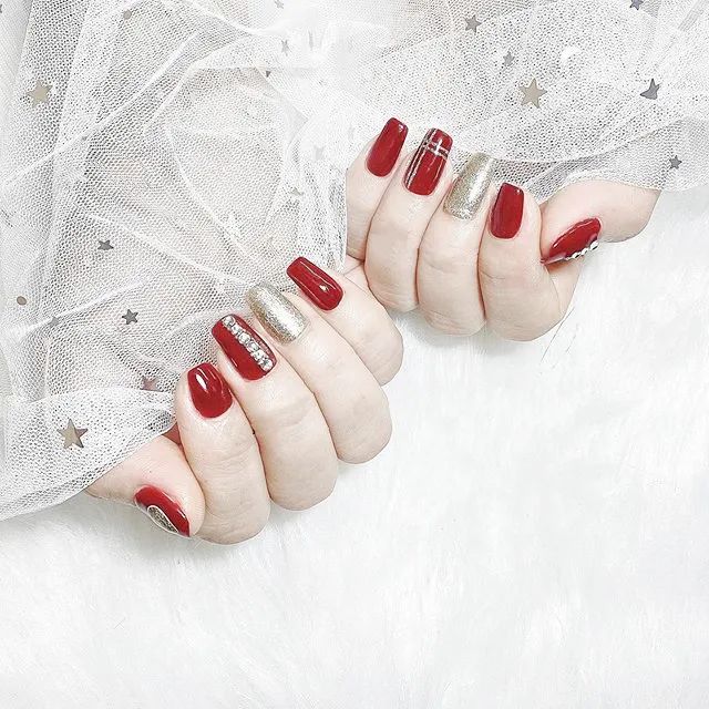 适合过年的80款红色系美甲！旺运又喜庆！