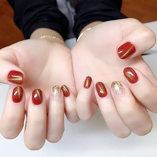 适合过年的80款红色系美甲！旺运又喜庆！