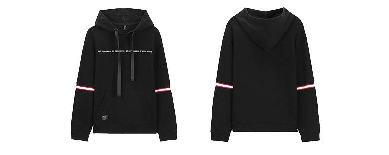 卫衣穿搭图片 方便百搭适应早晚温差