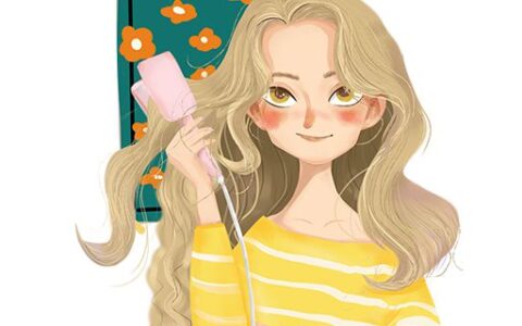 菱形脸适合长发还是短发