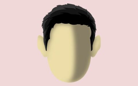 椭圆头型剪什么发型男