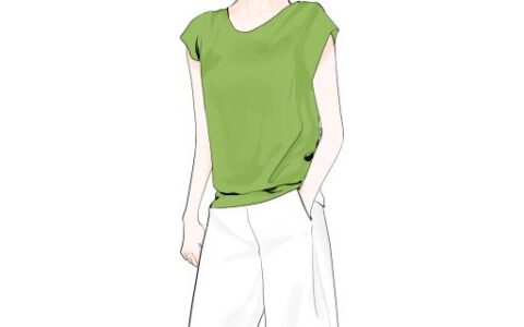 绿上衣配什么颜色的裤子