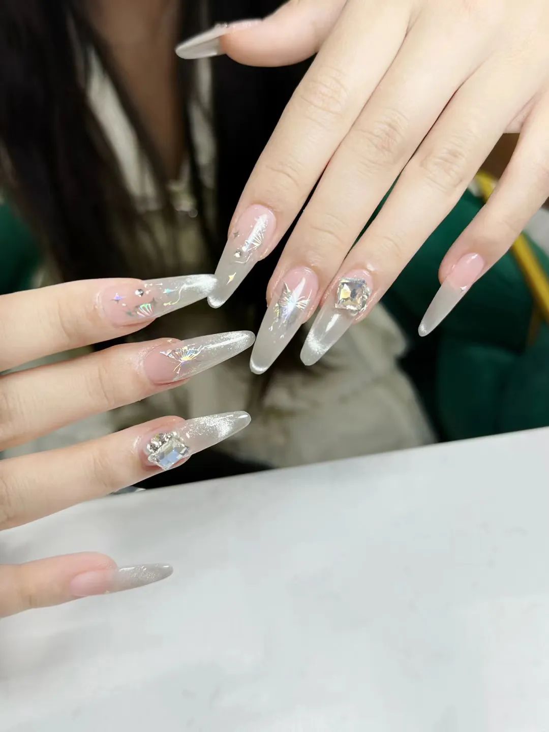 初秋美甲，就应该这样仙仙玉玉的