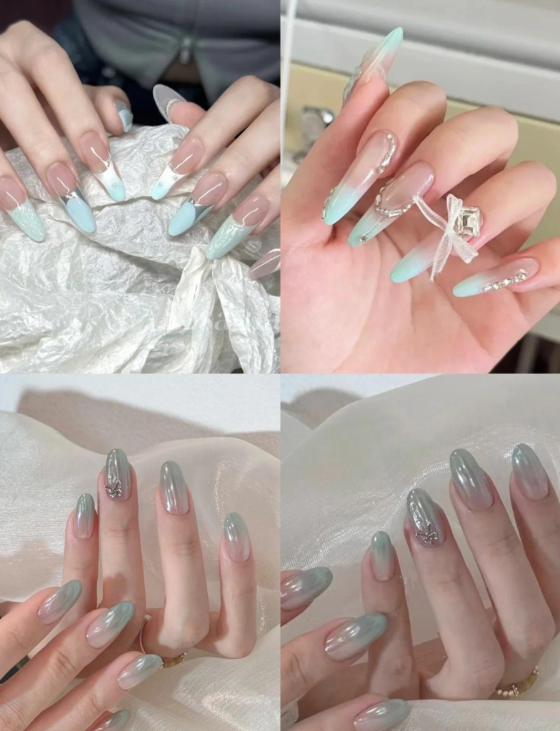 2026春季美甲指南：绿色美白又高级